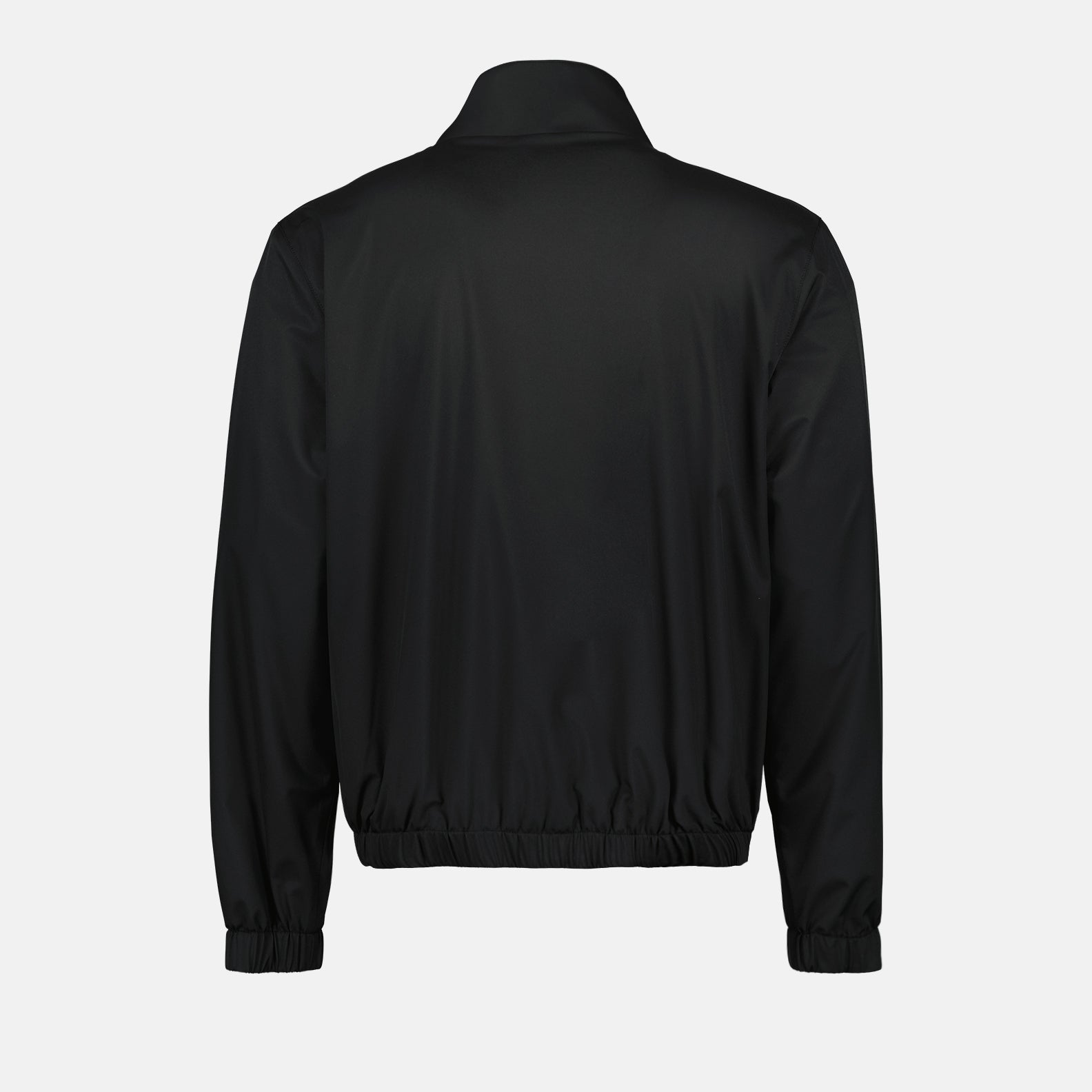 Jackets Logo plaque windbreaker Dolce & Gabbana Black Homme