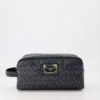 Pouches Monogrammed toiletry bag Dolce & Gabbana Gray Man