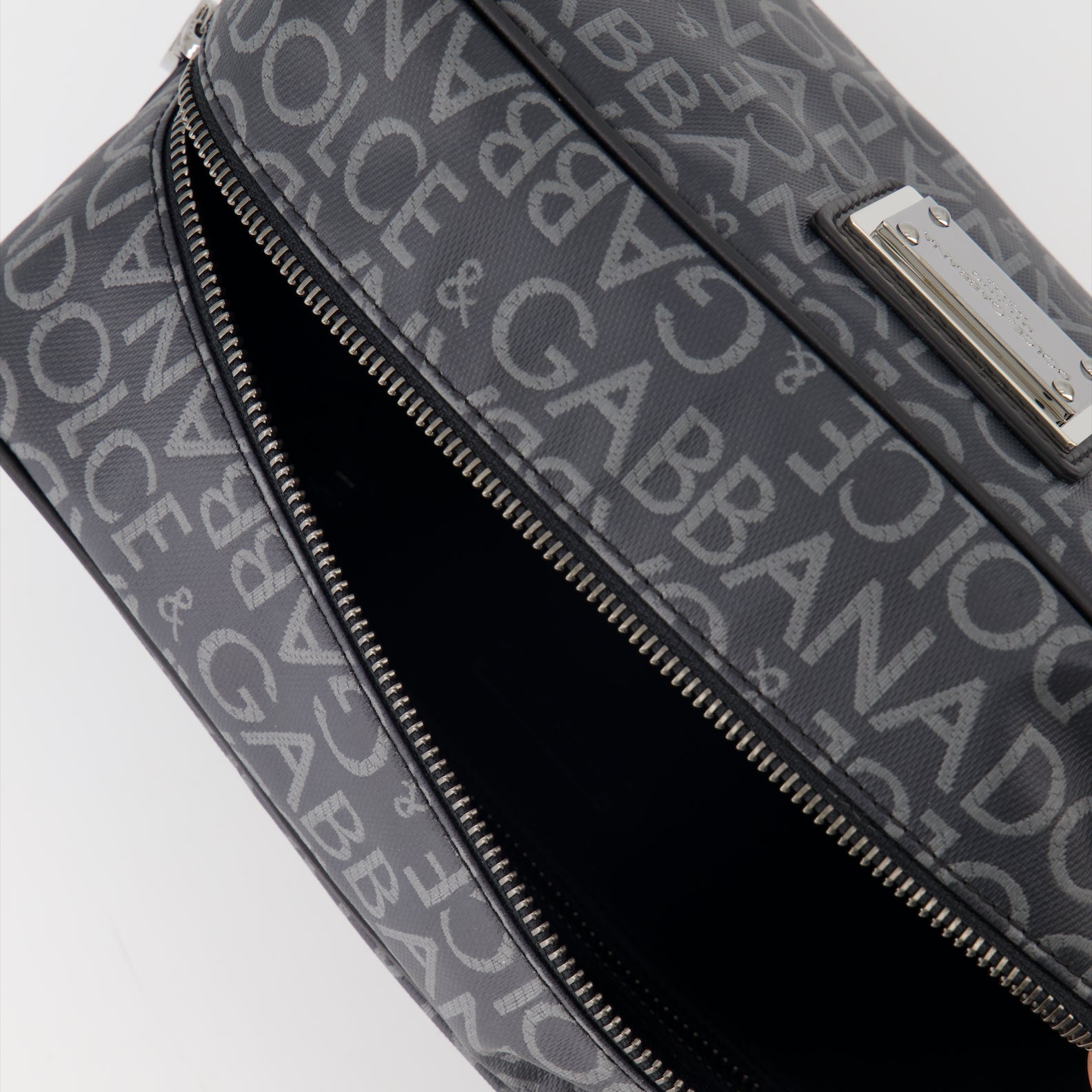 Pouches Monogrammed toiletry bag Dolce & Gabbana Gray Man