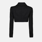 Jackets Cropped jacket Dolce & Gabbana Black Femme