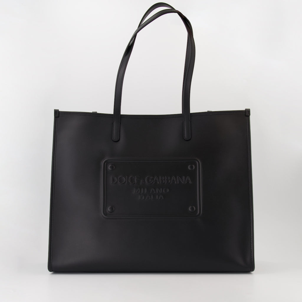 Tote bags Leather tote bag Dolce & Gabbana Black Man