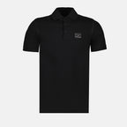 Polos Polo à logo plaque Dolce & Gabbana Noir Homme