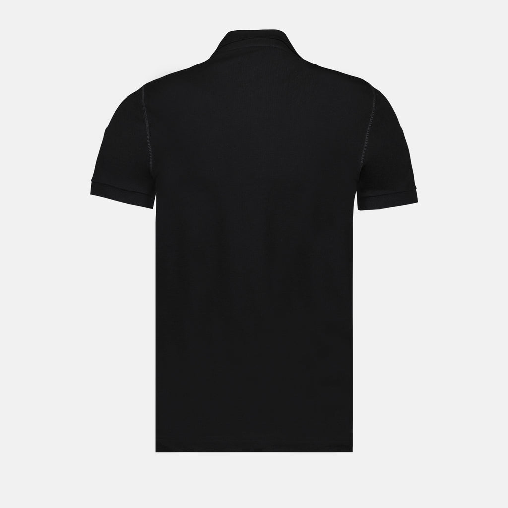 Polos Polo à logo plaque Dolce & Gabbana Noir Homme