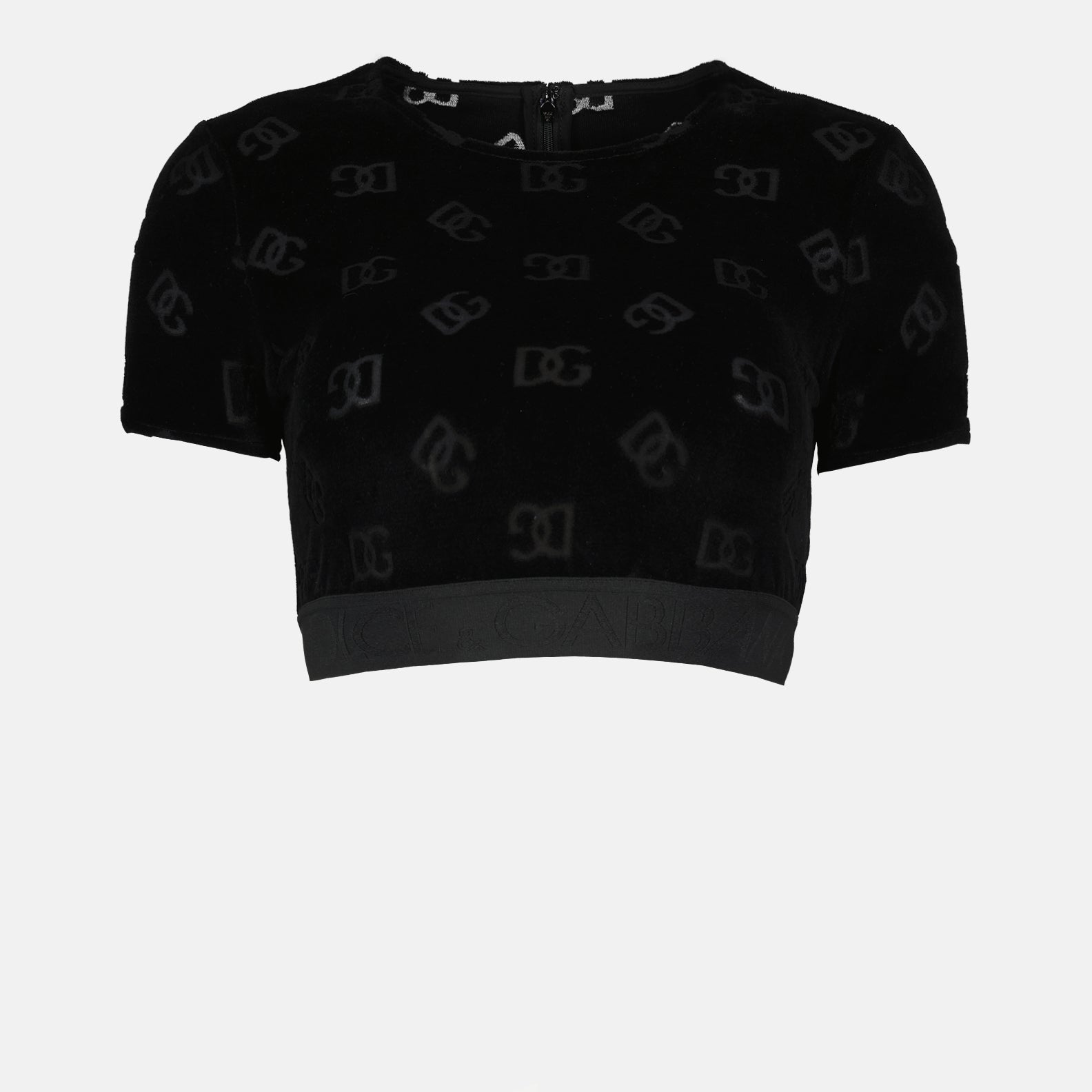 Tops DG crop top Dolce & Gabbana Black Women