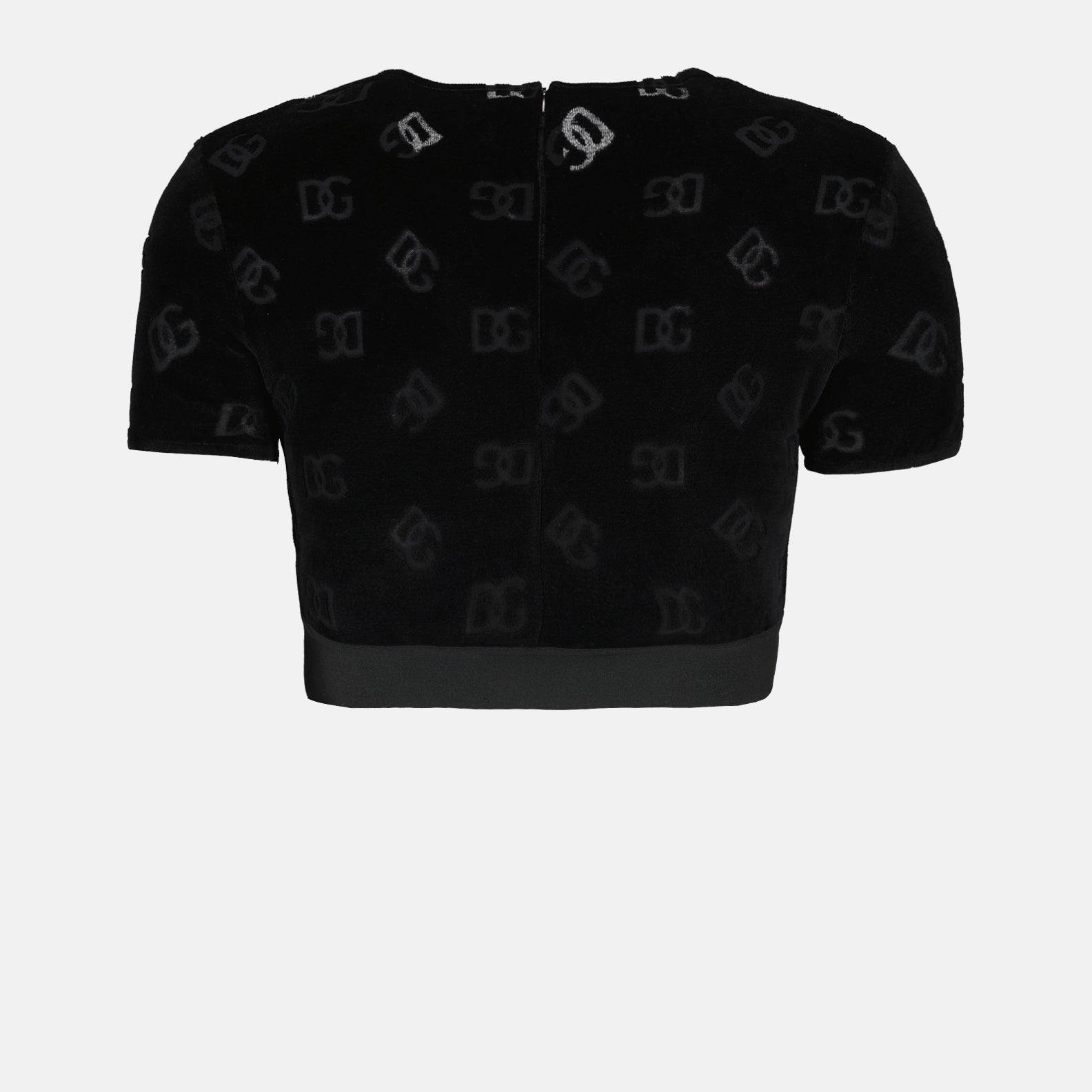 Tops DG crop top Dolce & Gabbana Black Women