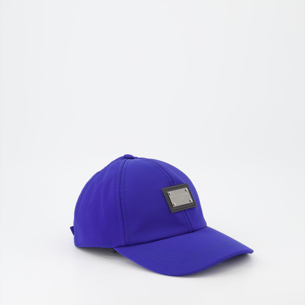 Chapéus, bonés e gorros Casquette à logo plaque Dolce & Gabbana Azul Homme