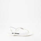 Zapatos abiertos Sandales DG en cuir Dolce & Gabbana Blanco Femme