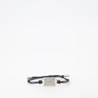 Jewelry Logo plaque bracelet Dolce & Gabbana Black Man