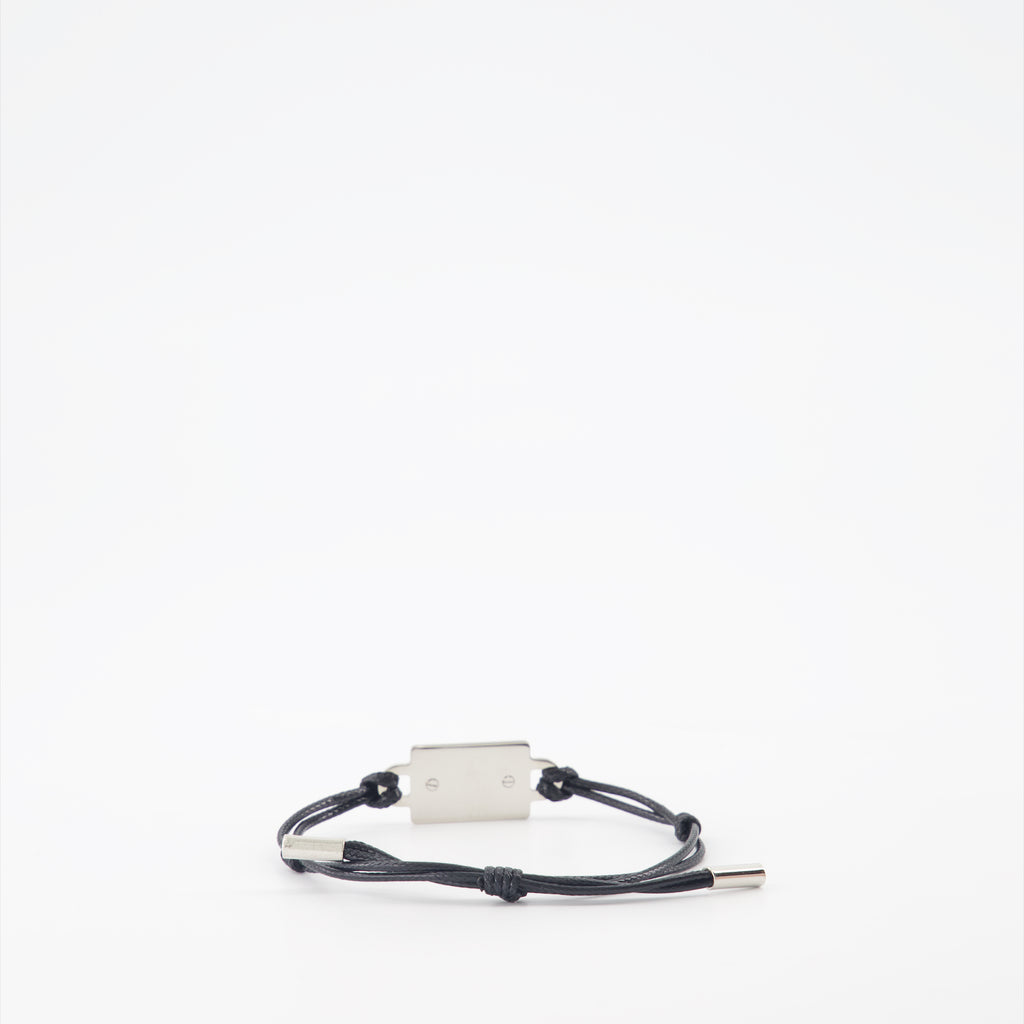 Jewelry Logo plaque bracelet Dolce & Gabbana Black Man