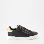 Sneaker Baskets Portofino Dolce & Gabbana Negro Femme