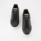 Sneaker Baskets Portofino Dolce & Gabbana Negro Femme