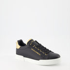 Sneaker Baskets Portofino Dolce & Gabbana Negro Femme