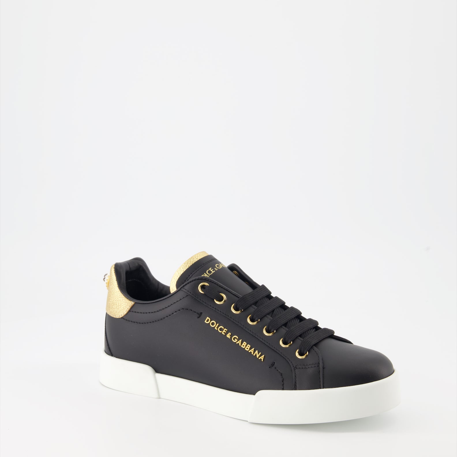 Sneaker Baskets Portofino Dolce & Gabbana Negro Femme