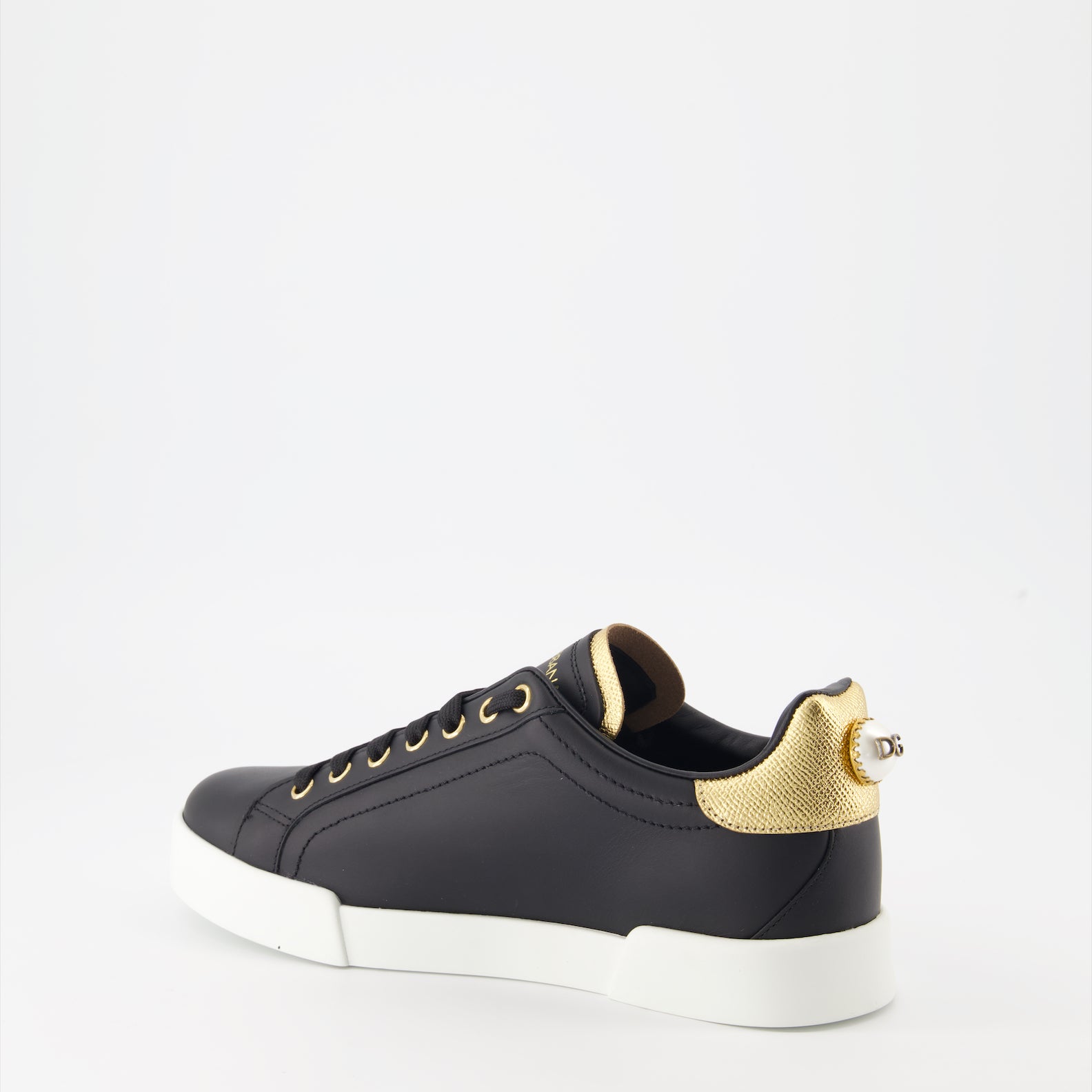 Sneaker Baskets Portofino Dolce & Gabbana Negro Femme