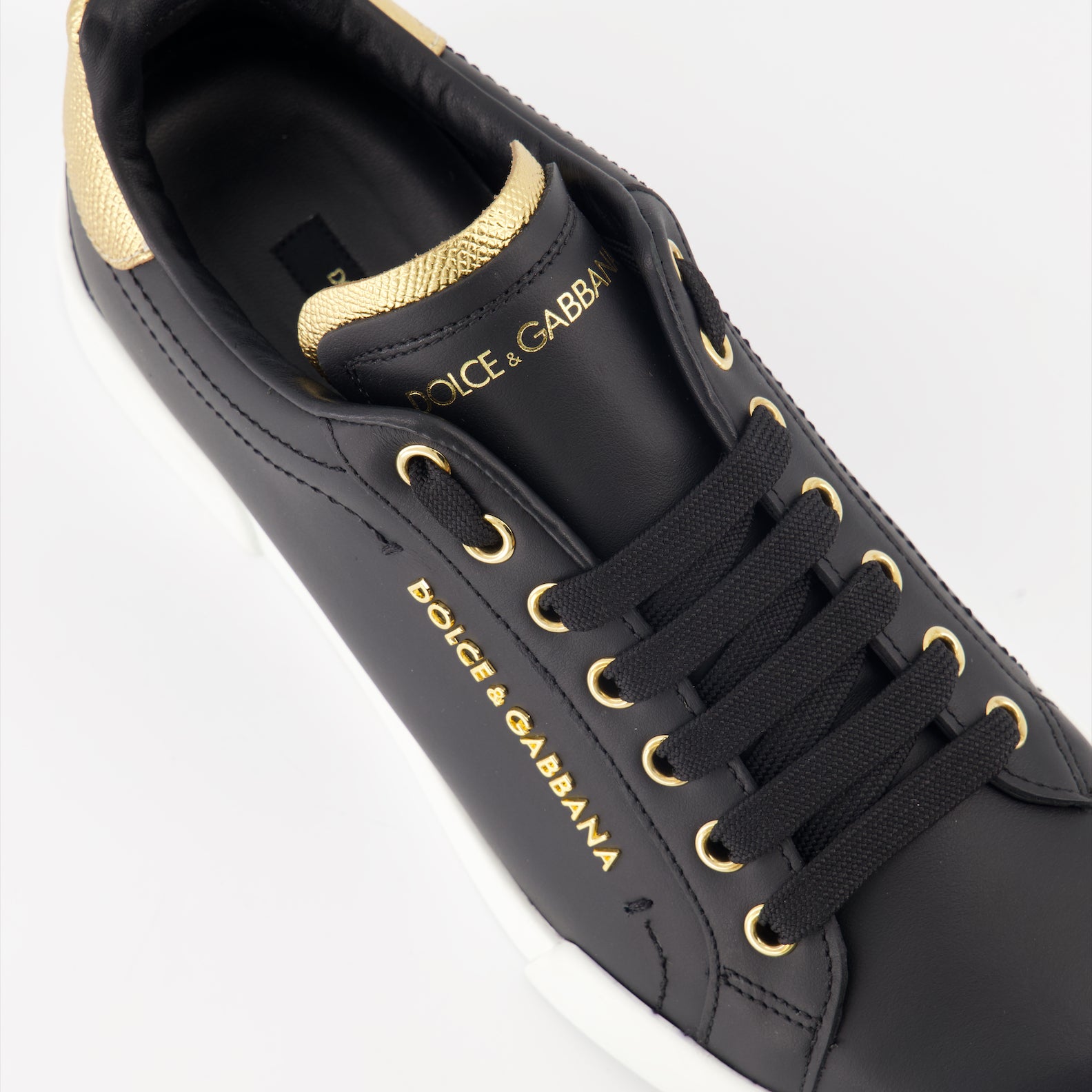 Sneaker Baskets Portofino Dolce & Gabbana Negro Femme