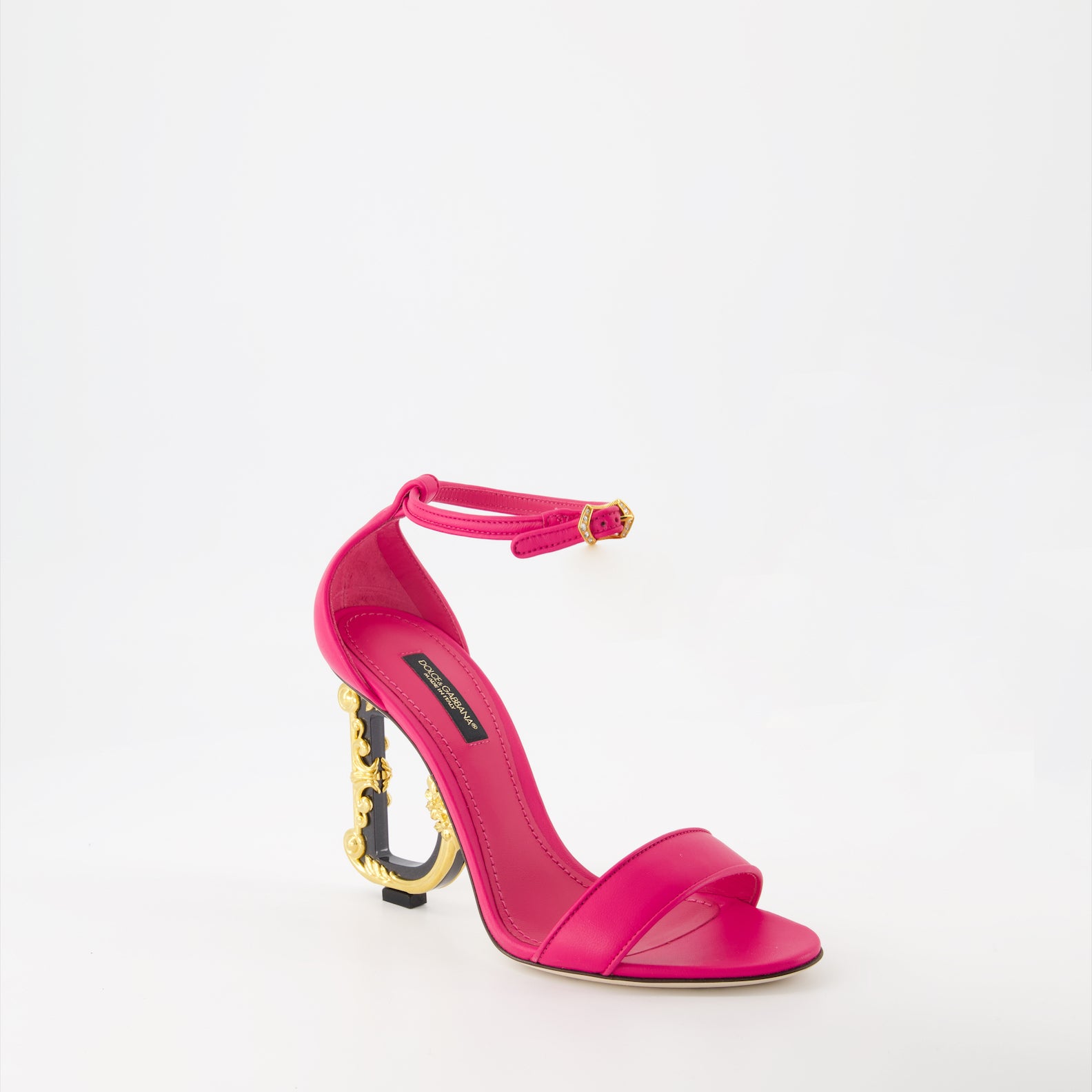 Open shoes DG Baroque heeled sandals Dolce & Gabbana Pink Women