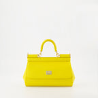 Bolsos de mano y al hombro Petit sac Sicily Dolce & Gabbana Amarillo Femme