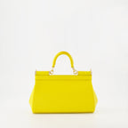 Bolsos de mano y al hombro Petit sac Sicily Dolce & Gabbana Amarillo Femme