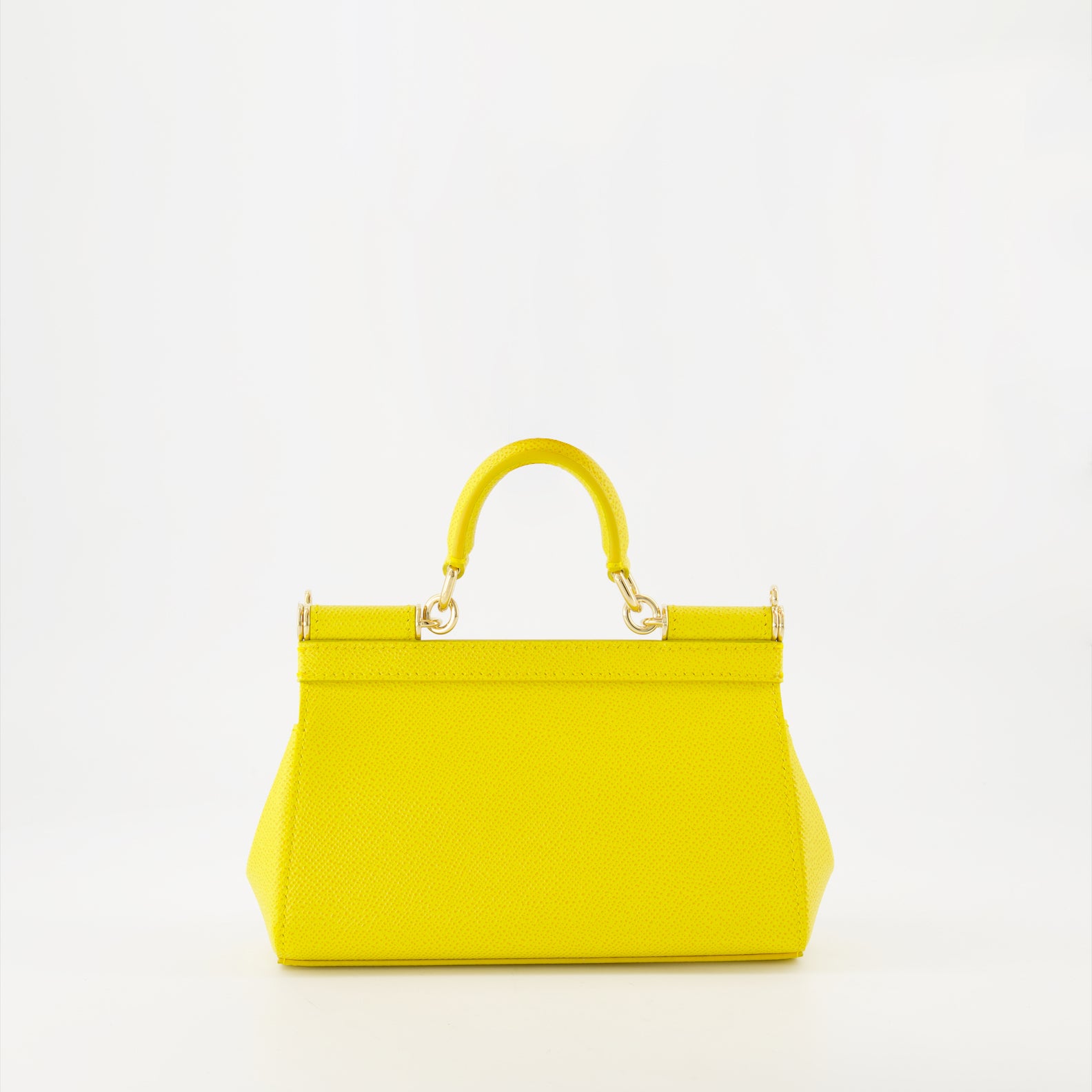 Bolsos de mano y al hombro Petit sac Sicily Dolce & Gabbana Amarillo Femme