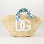 Tote bags Kendra straw bag Dolce & Gabbana Beige Women