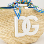 Tote bags Kendra straw bag Dolce & Gabbana Beige Women