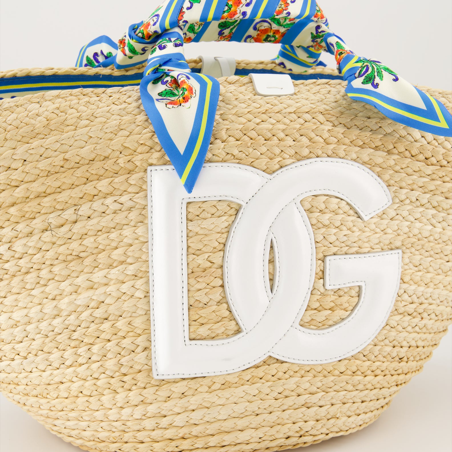 Tote bags Kendra straw bag Dolce & Gabbana Beige Women