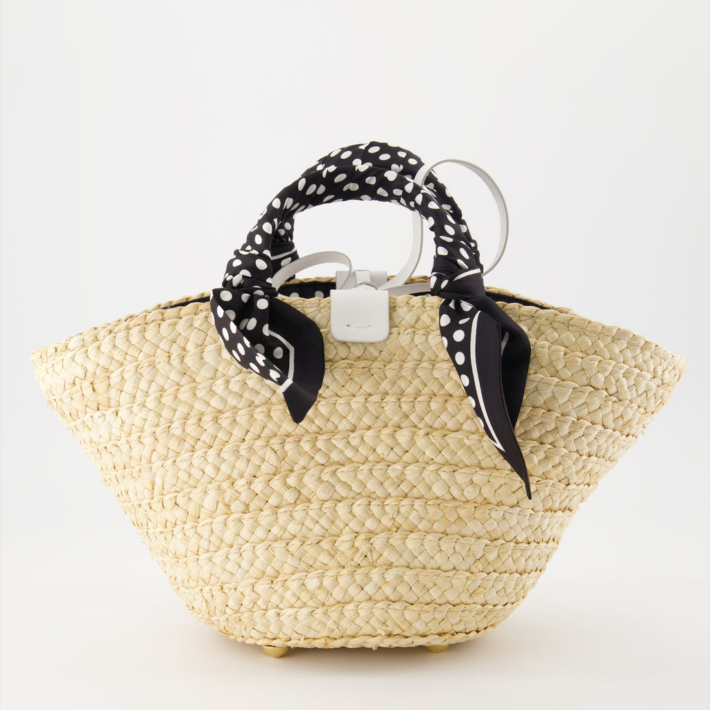 Borse tote Sac Kendra en paille Dolce & Gabbana Beige Femme