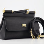 Handtaschen und schultertaschen Petit sac Sicily Dolce & Gabbana Schwarz Femme