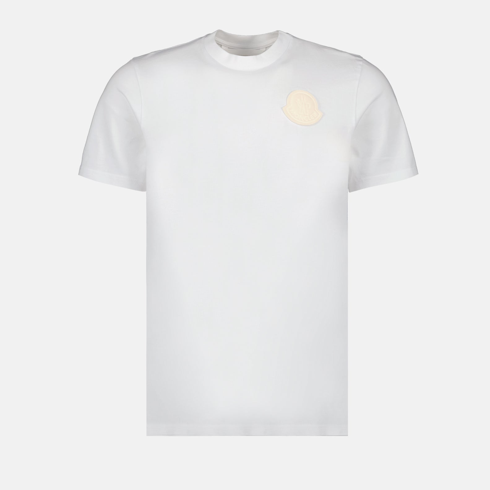 T-Shirts Logo T-Shirt Moncler Weiß Homme