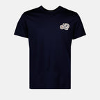 T-shirt T-shirt à logos Moncler Blu Homme