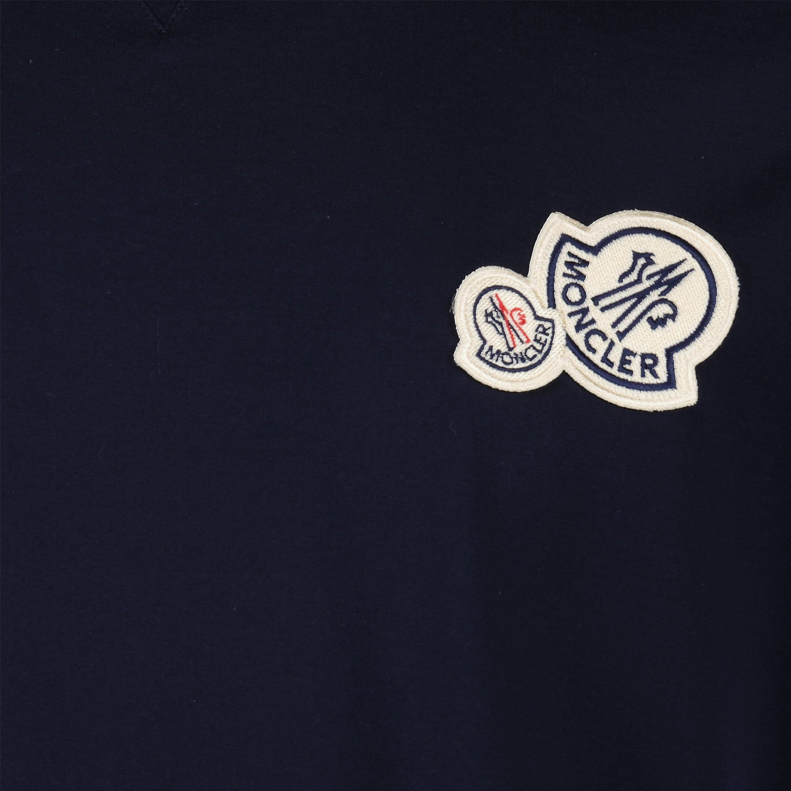 T-shirt T-shirt à logos Moncler Blu Homme