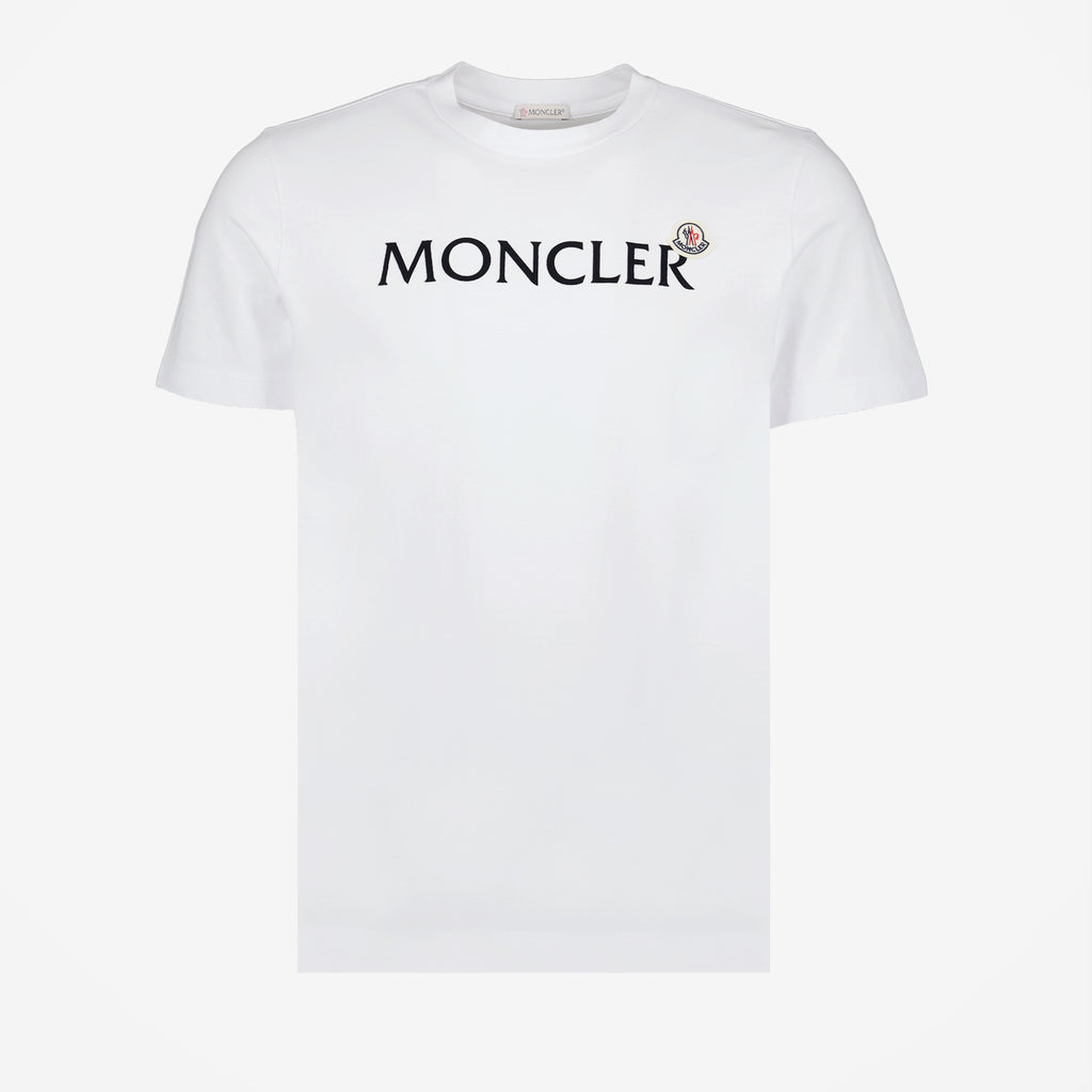 Tシャツ ロゴTシャツ Moncler 白 男