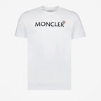 Tシャツ ロゴTシャツ Moncler 白 男