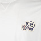 Tシャツ ロゴTシャツ Moncler 白 男