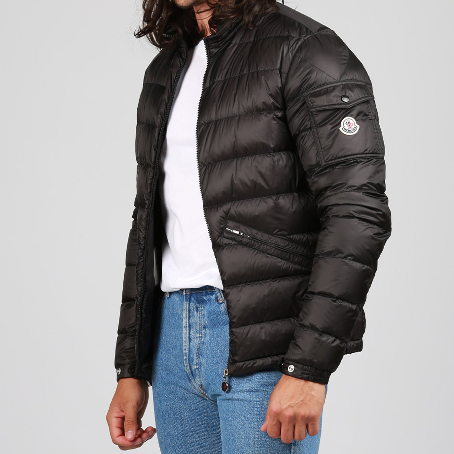 Coats Agay down jacket Moncler Black Man