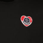 T-shirts T-shirt à logo coeur Moncler Noir Homme
