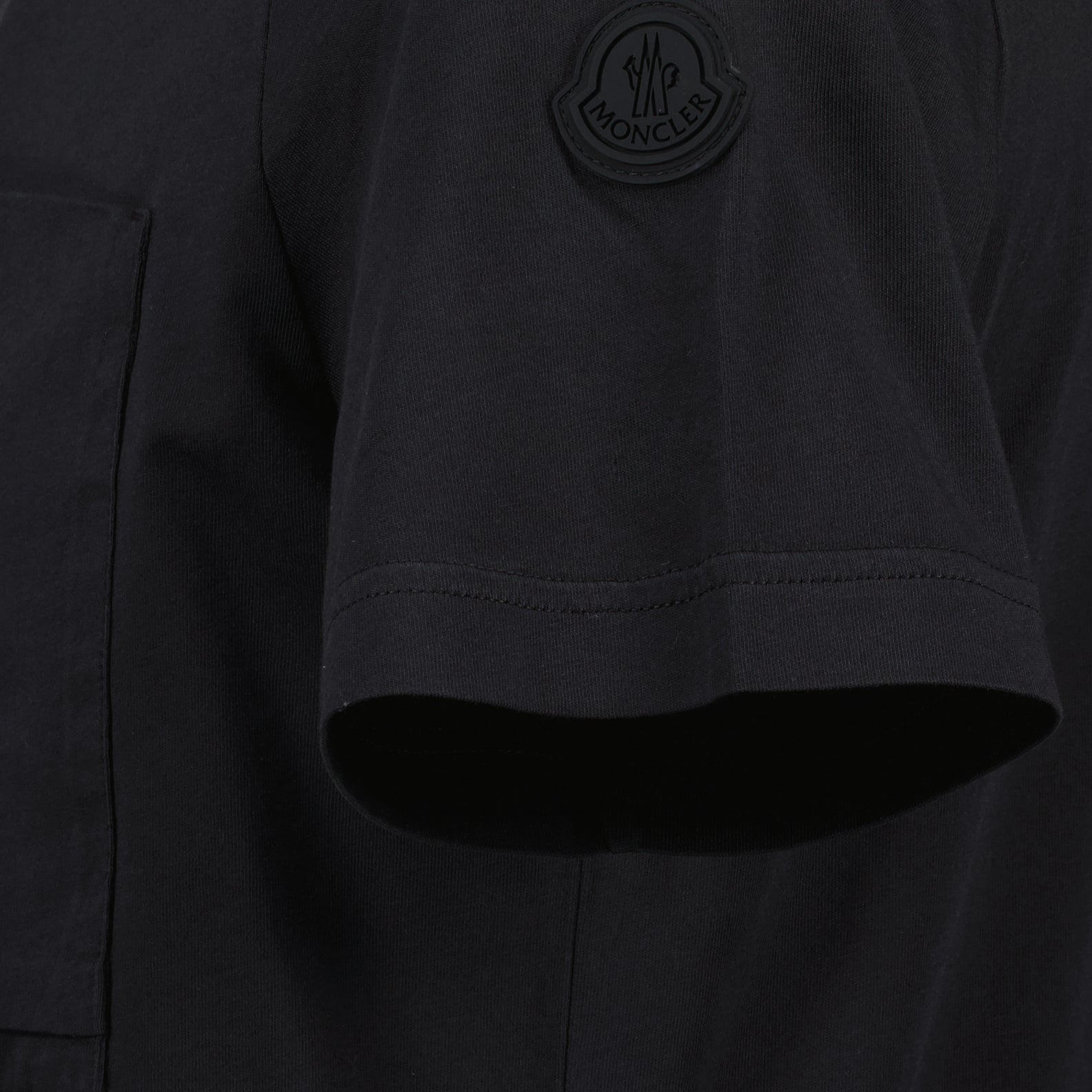 T-shirts Pocket T-Shirt Moncler Black Man