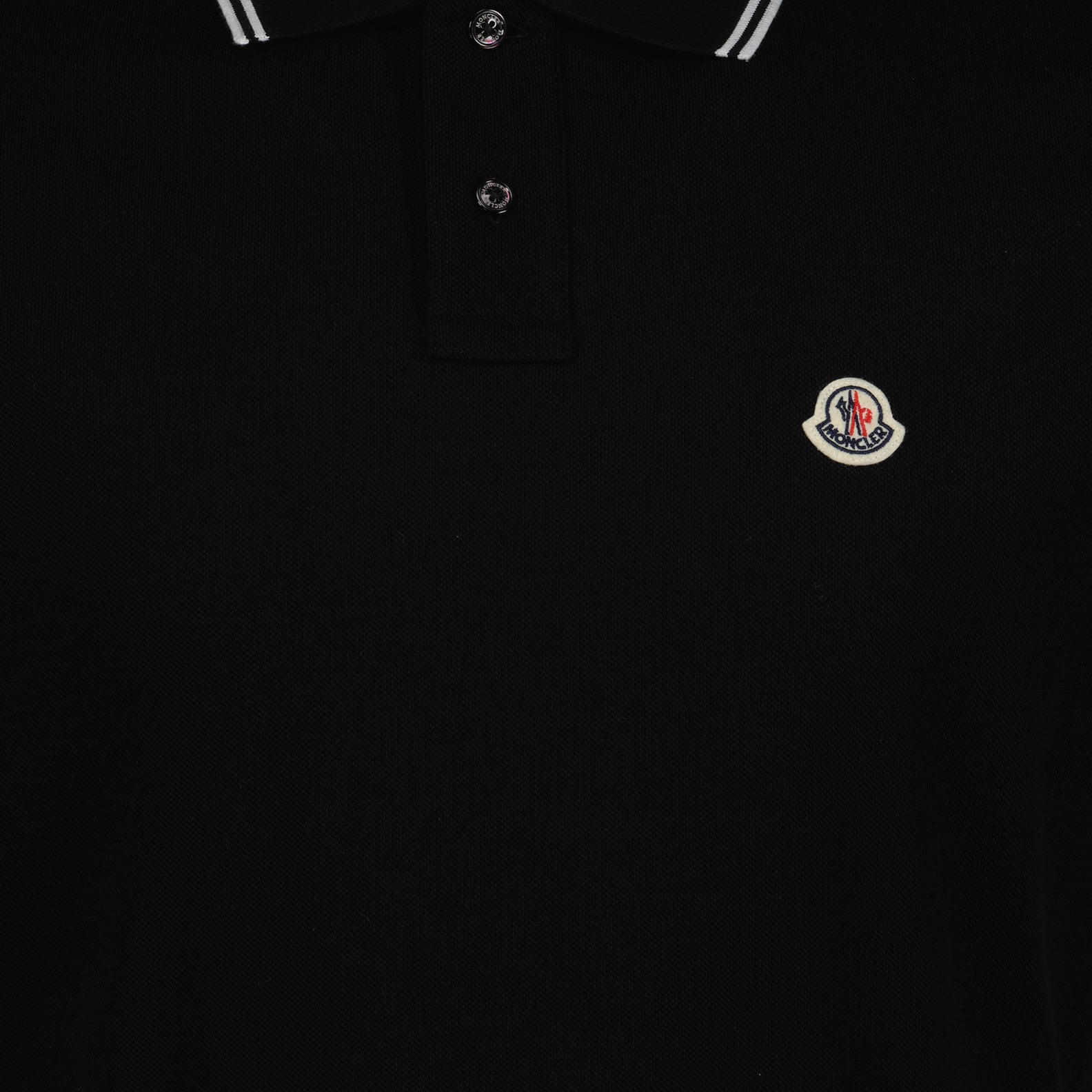 Polo shirts Polo with Piping Moncler Black Man