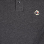 Poloshirts Poloshirt mit Kanten Moncler Grau Homme