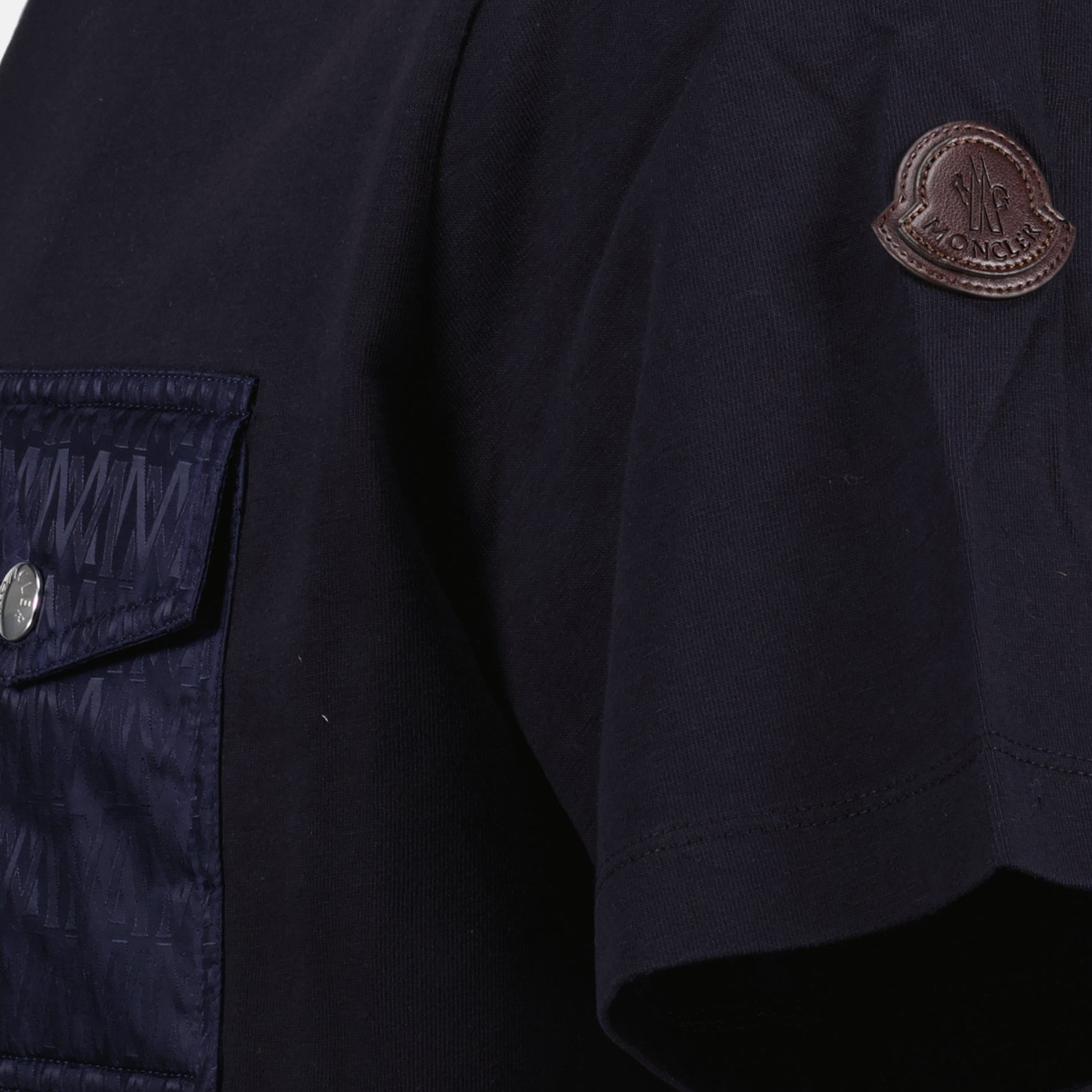 T-shirt T-Shirt con Taschino Moncler Blu scuro Homme