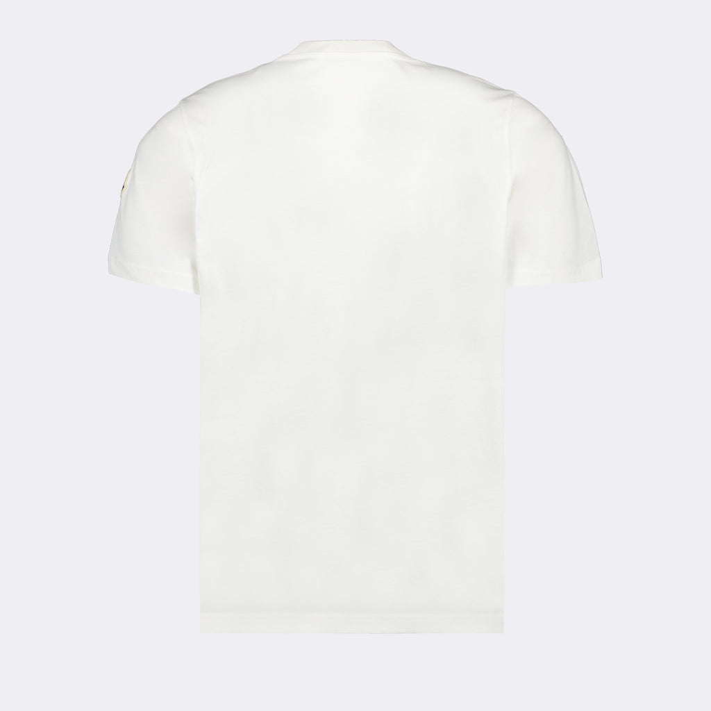 T-shirts Logo T-shirt Moncler White Man