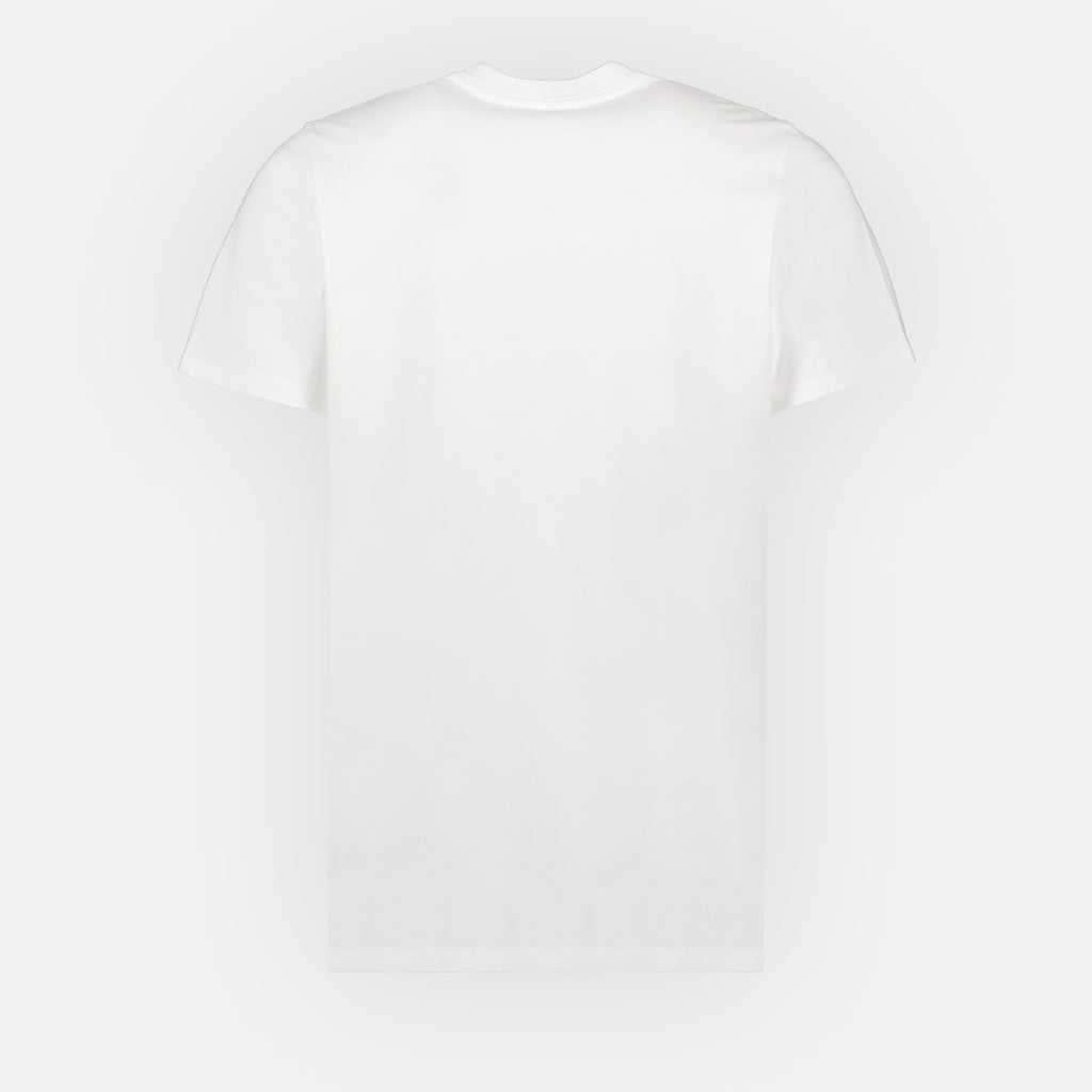 T-shirt T-shirt à logo coeur Moncler Bianco Homme