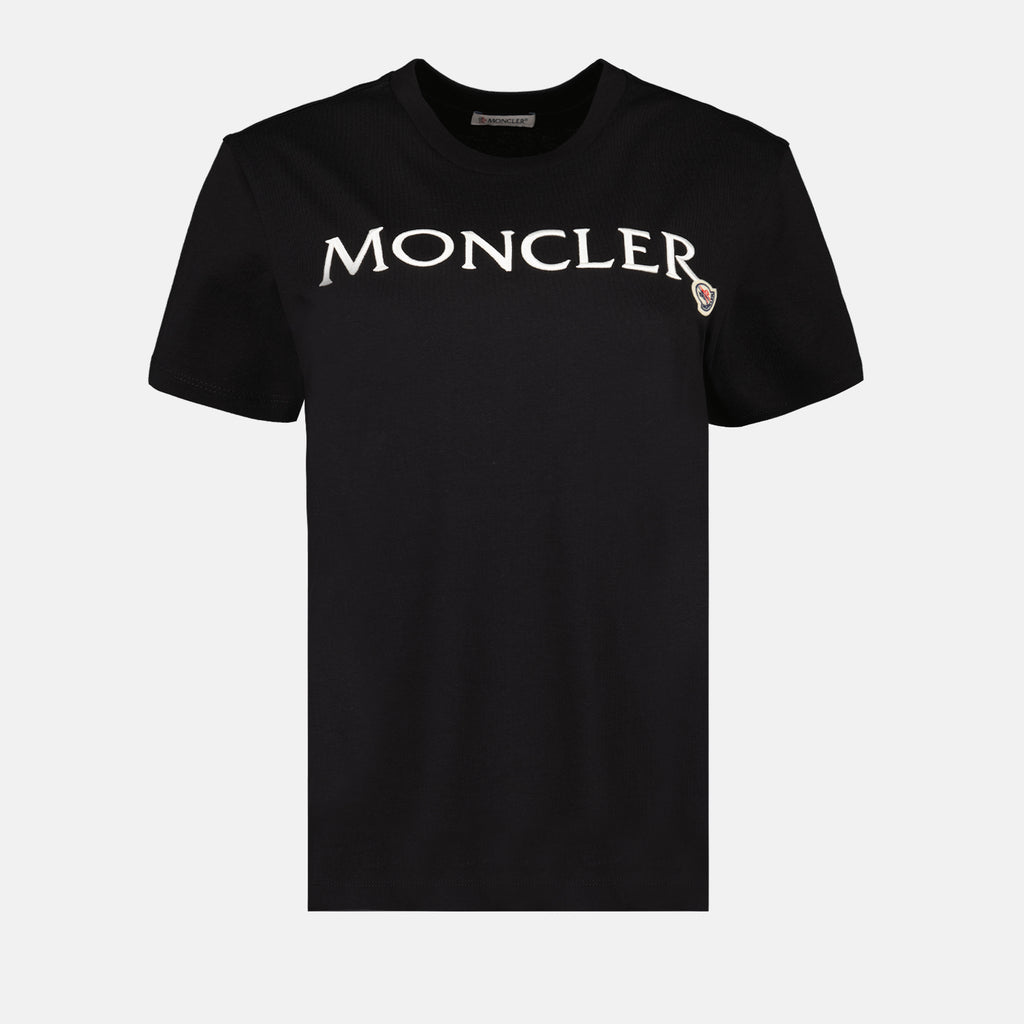 T-shirts Logo T-shirt Moncler Black Women
