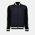 Jacken Veste bi-matière Moncler Blau Homme