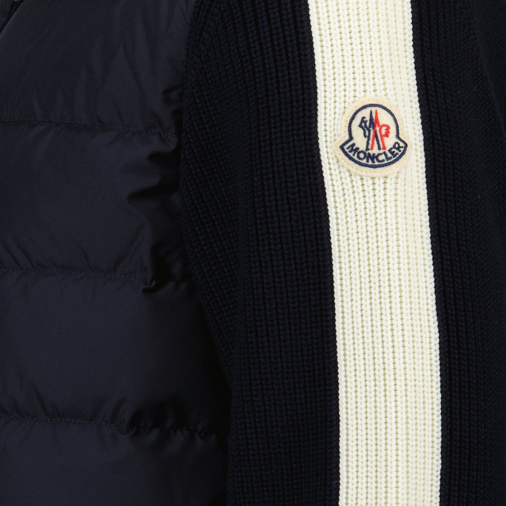 Jacken Veste bi-matière Moncler Blau Homme