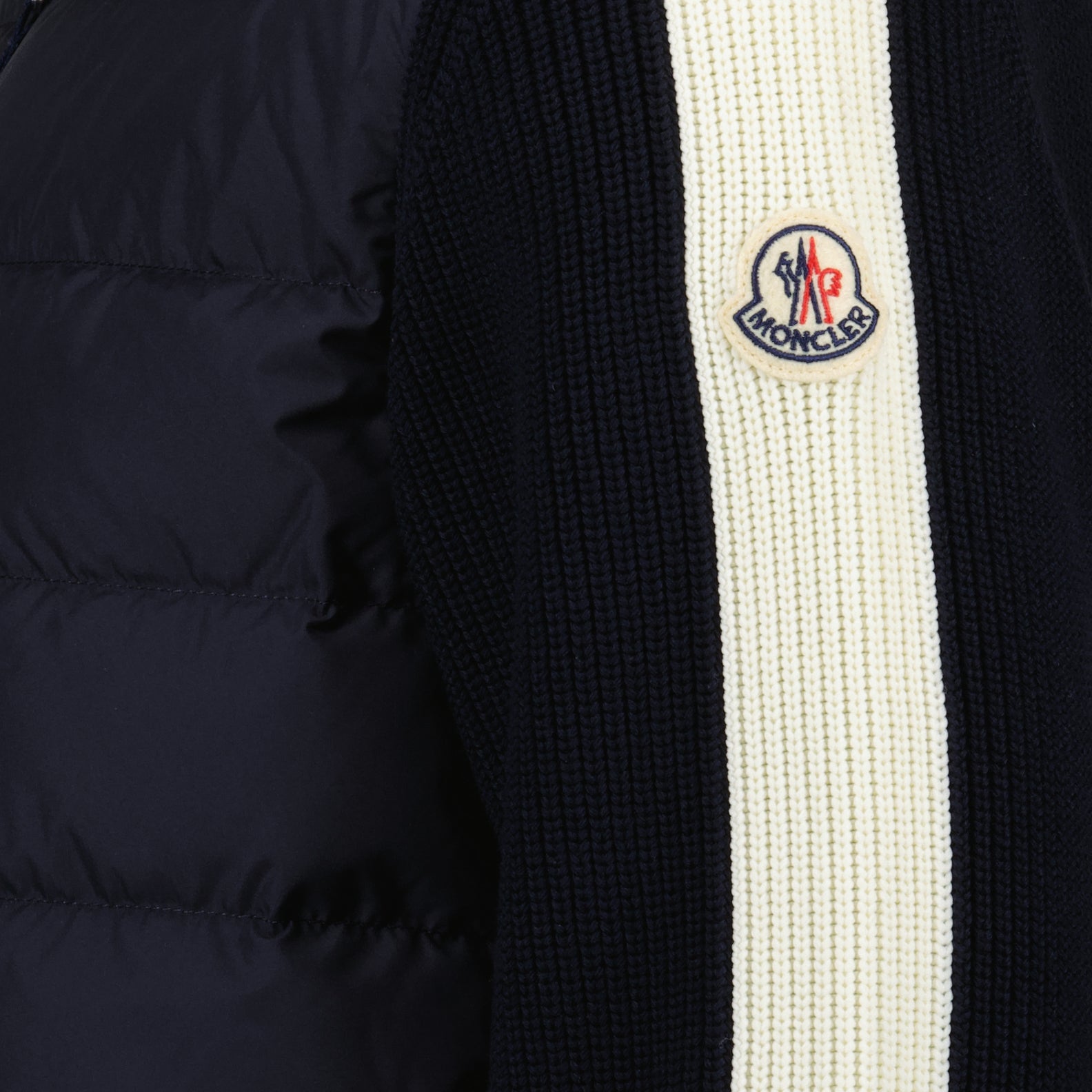 Jacken Veste bi-matière Moncler Blau Homme