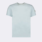 T-shirts T-shirt à logo Moncler Bleu Homme