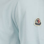 T-shirts T-shirt à logo Moncler Bleu Homme