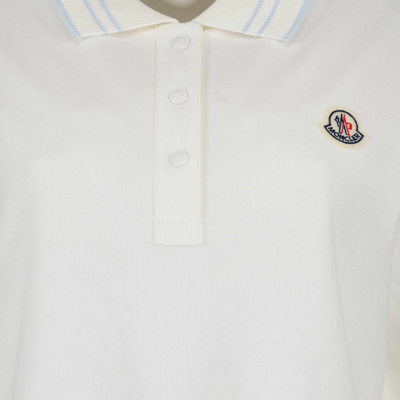 Poloshirts Logo Polo Moncler Weiß Femme