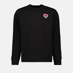 Sudaderas Sweatshirt à logo coeur Moncler Negro Homme